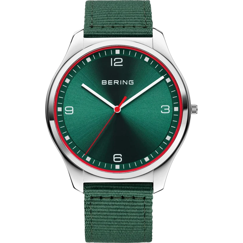 BERING Men's Quartz Watch - Green Dial - 18342-508