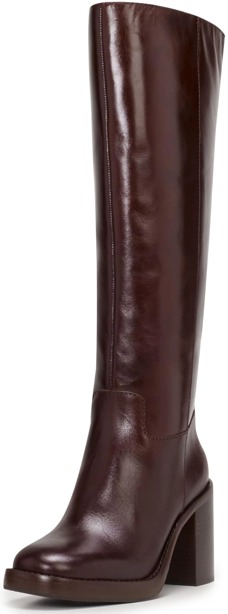 Vince Camuto Women's Gibi2 Knee High Boot, Dark Mahogany Wide Calf, 7.5 UK