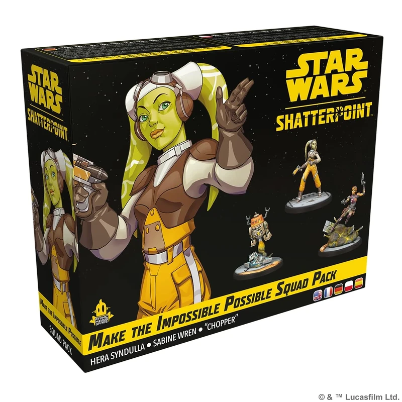 Atomic Mass Games | Star Wars: Shatterpoint - Make The Impossible Possible (Squad Pack) | Tabletop Miniatures Game | Ages 14+ | 2 Players | 90 Minutes Playing Time