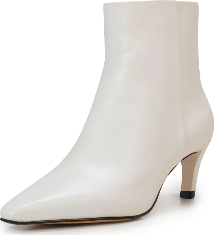 Vince Camuto Women's Quinley Ankle Boot, Coconut Cream, 6 UK