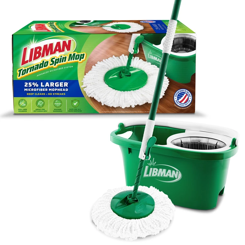 Libman Tornado Spin Mop System with Bucket and Wringer