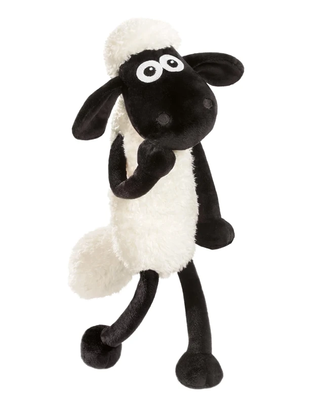 NICI soft toy Shaun the Sheep 50cm white - Cuddly cute plush to snuggle and play with, for children & adults, great gift idea - 49186