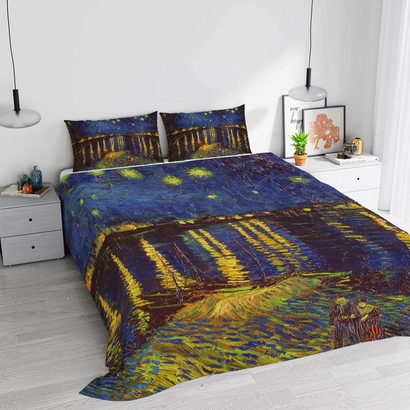 Italian Bed Linen SOGNI D'AUTORE, SD-52, 100% Cotton Bed Linen Set, Double