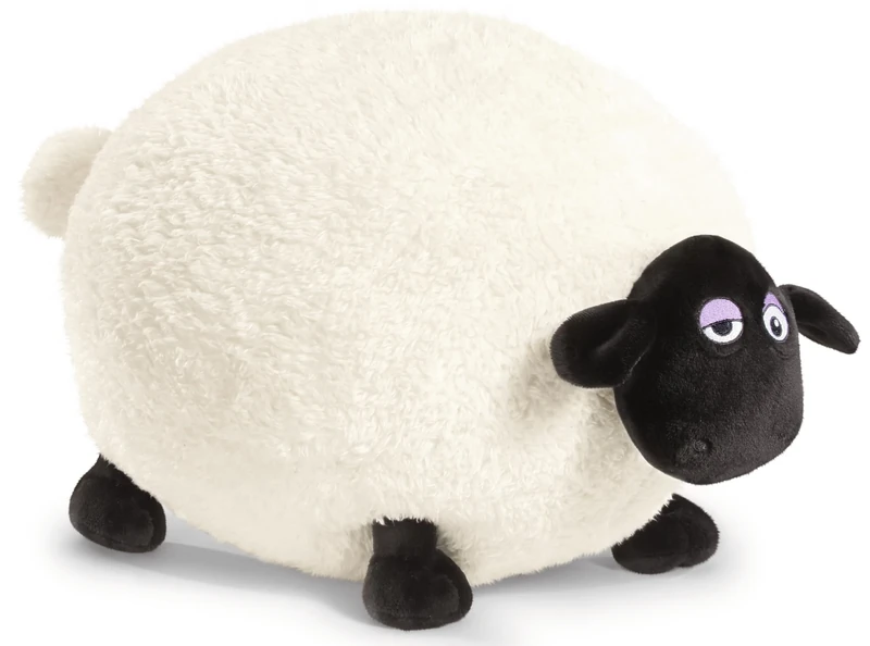 NICI soft toy Shaun the Sheep Shirley 45cm white - Cuddly cute plush to snuggle and play with, for children & adults, great gift idea - 49190