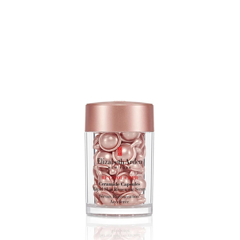 Elizabeth Arden Retinol + HPR Ceramide Capsules Rapid Skin Renewing Serum (30 pcs) Anti-Ageing Skincare to Smooth Fine Line & Wrinkles, Retexturize Skin, for Day & Night