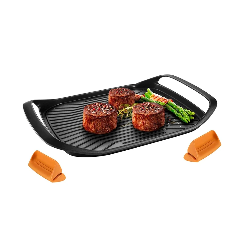 Avilia ND Grill Pan, Aluminium, Black - Image 1