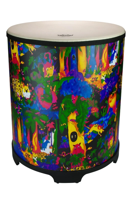 Remo World Percussion - Kids Percussion - Gathering Drum NSL - 18" x 21" - KD-5218-01-NSL