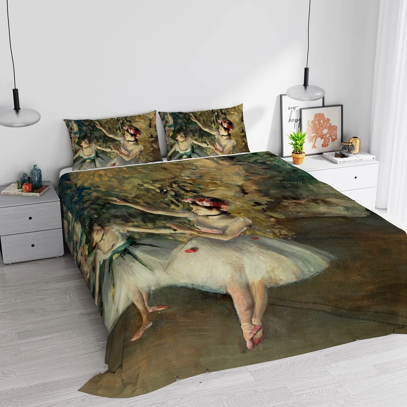 Italian Bed Linen SOGNI D'AUTORE, SD-03, 100% Cotton Bed Linen Set, Double