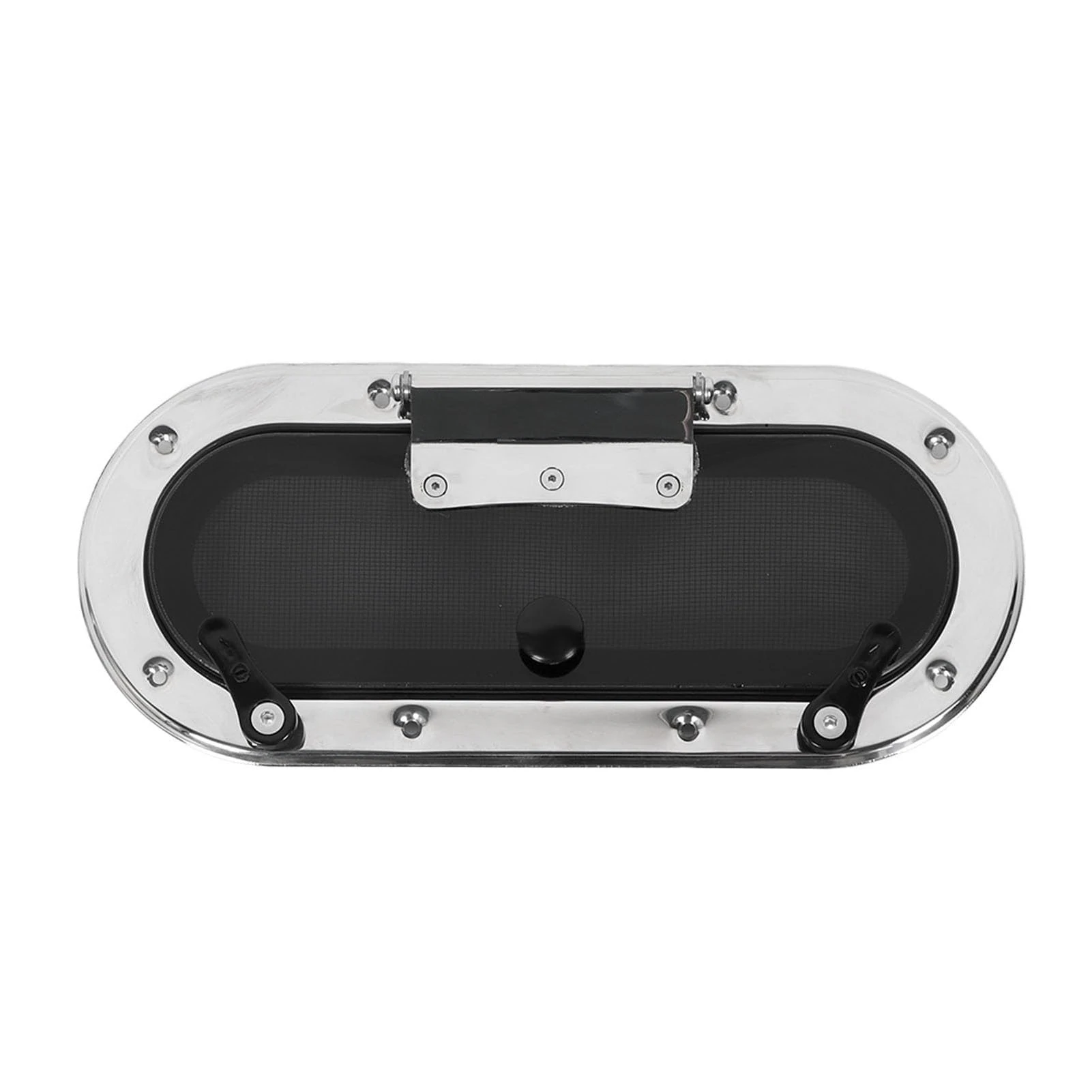 Jiawu Inward Opening Boat Porthole, Waterproof Boat Oval Porthole Anti for Boat Yacht