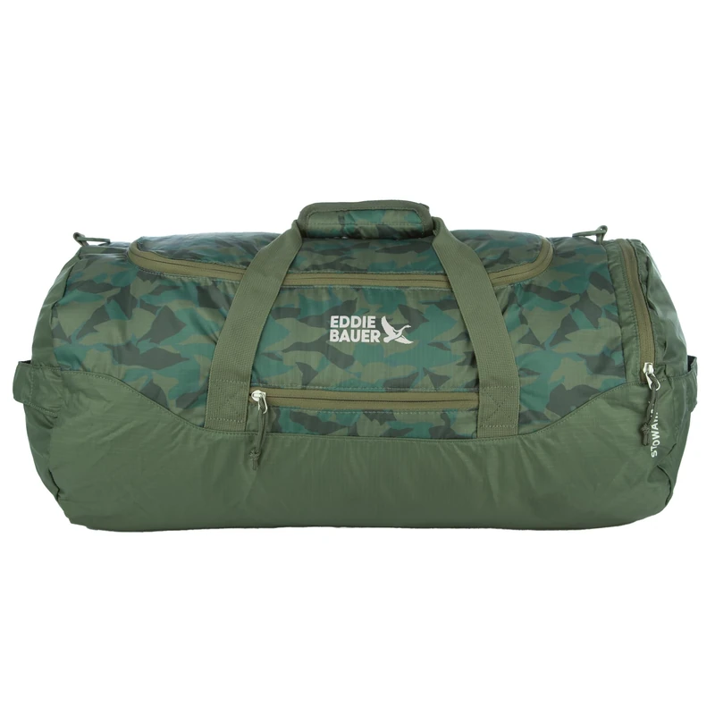 Eddie Bauer Stowaway Packable 45l Duffel Bag-Made from Ripstop Polyester, Sprig, 45L US, Stowaway Packable 45l Duffel Bag - Made from Ripstop Polyester