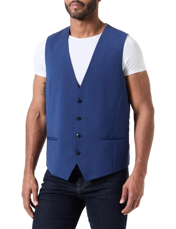 Hugo Men's Jackets, Open Blue463, 38