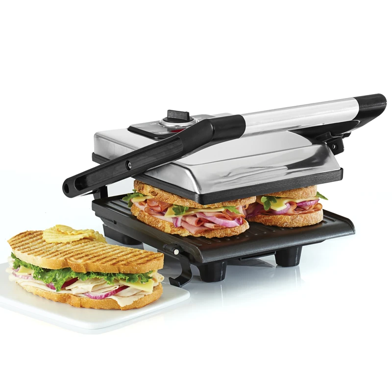 BELLA 1400W Panini Press and Electric Indoor Grill - Image 1