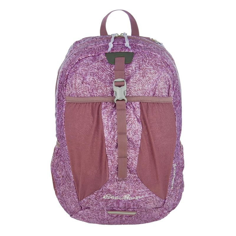 Eddie Bauer Stowaway Packable Backpack 30L w/ 2 Mesh Side Pockets and Water Resistant, Lilac, One Size
