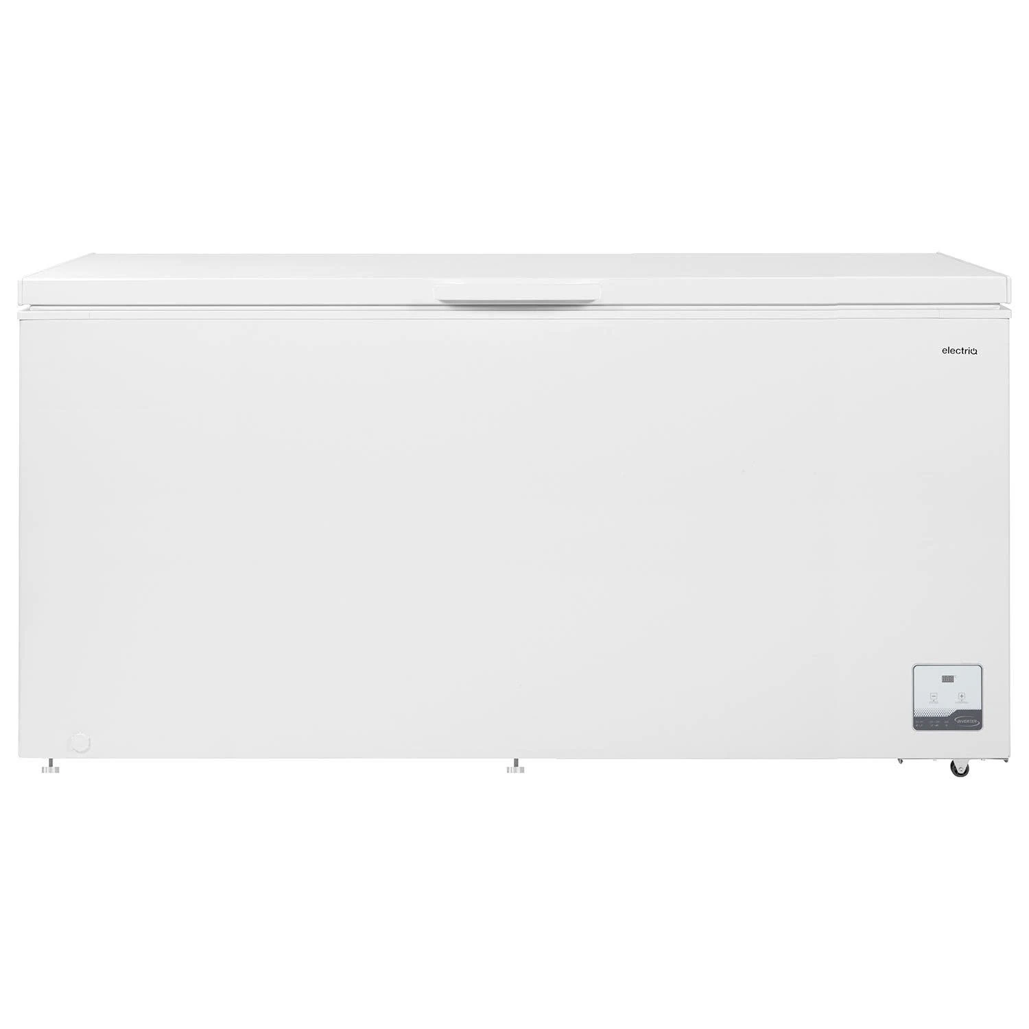 electriQ 700 Litre Chest Freezer - White