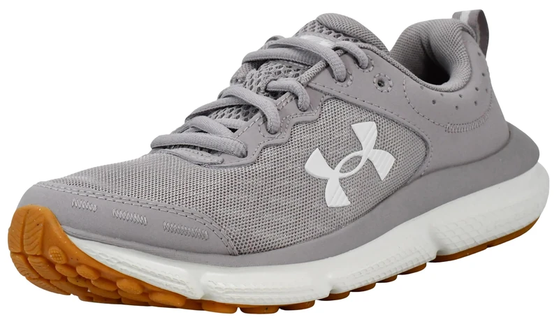 Under Armour Women's Charged Assert 10, (009) Gray Dawn/Gray Dawn/White Quartz, 7.5