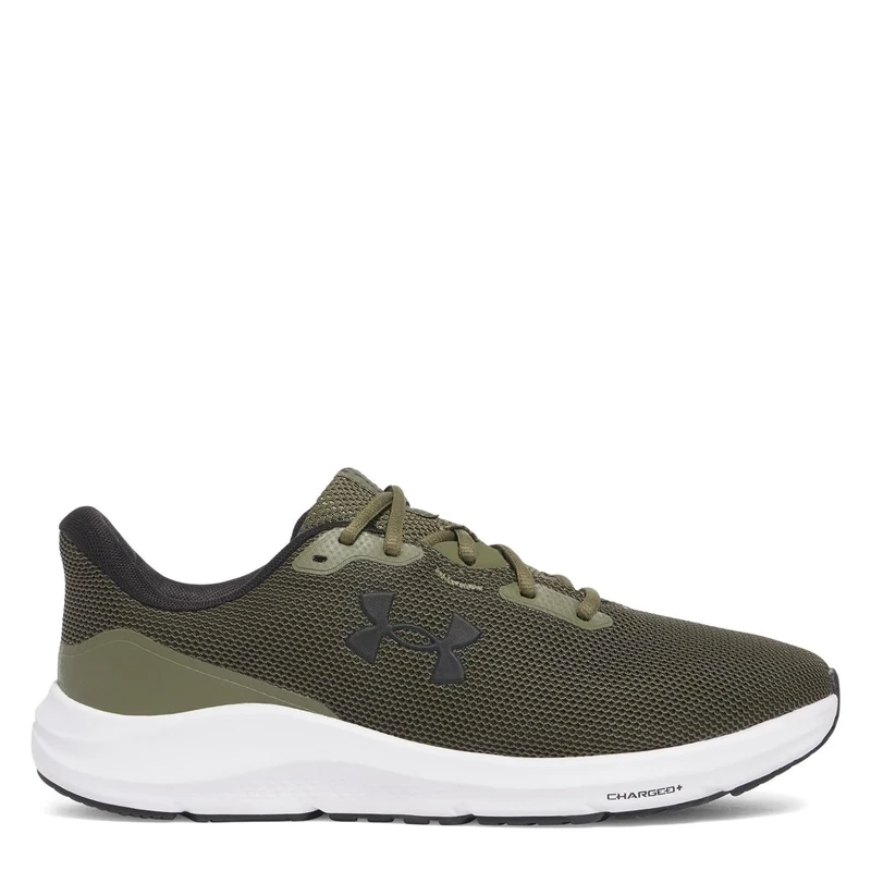Under Armour Mens Charged Pursuit 4 Track Running Shoes Green 9 UK - Image 1
