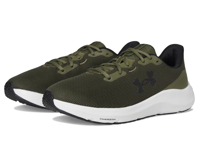 Under Armour Men's Charged Pursuit 4 Sneaker, (391) Marine Od Green/Marine Od Green/Black, 8 UK