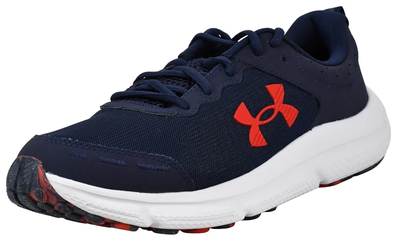 Under Armour Men's Charged Assert 10 Running Shoe, (410) Midnight Navy/Midnight Navy/Red, 9.5 UK