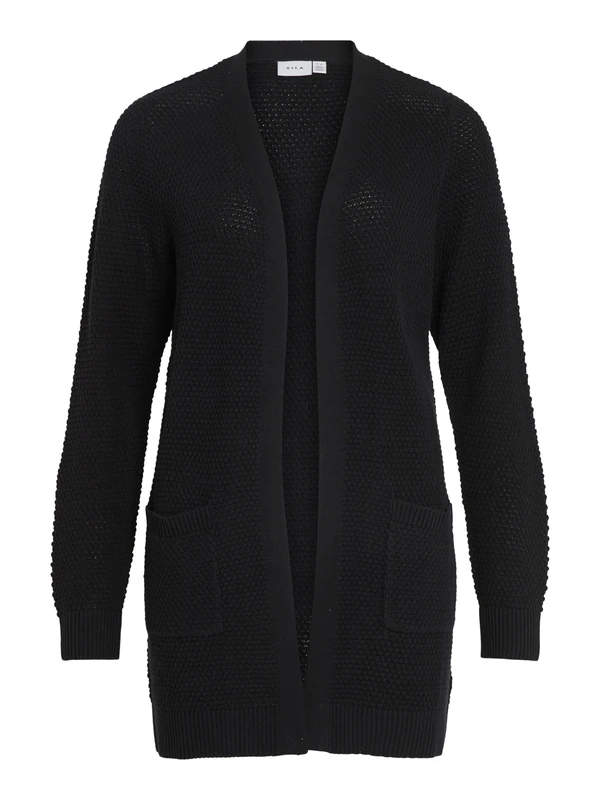 VIDALO L/S Knit Cardigan- Noos, Black, L