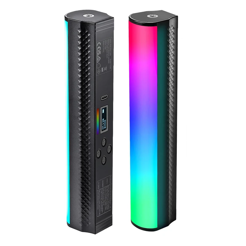 NEEWER RGB Light Wand, Magnetic Handheld Photography YouTube TikTok Vlog Video Light Stick LED Tube Light Bar 2500K-8500K Dimmable Full Color CRI95 2550mAh Battery 17 Scenes, 1 Pack, TL20C