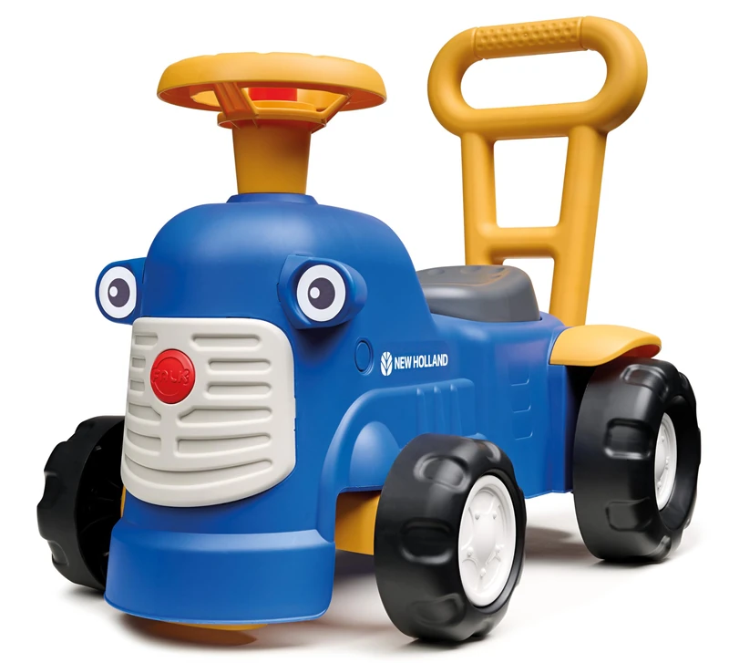 Falk 980 New Holland Tractor Carrier - Blue Ride-On Toy
