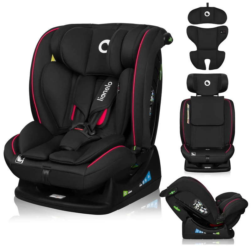 Lionelo Baby Car Seat AART i-Size for Children from birth 40 to 150cm 0-36kg Forward & Rear Facing, Universal Fit, 13 Levels Adjustable headrest, Reclining, Washable fabrics, breathable insert DRI-SET