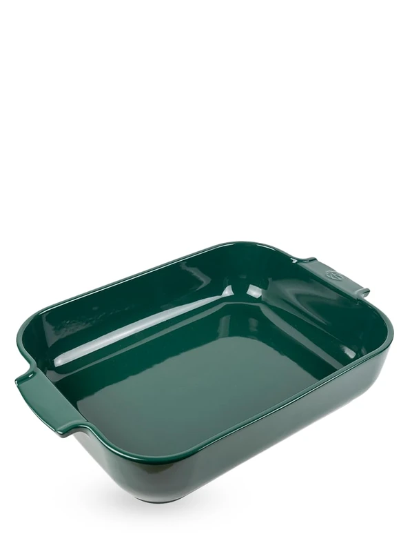 PEUGEOT - Appolia 40 cm Rectangular Oven Dish - Ceramic - Forest Green - Image 1