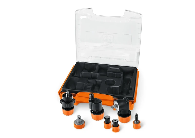 Fein QuickIN 64203031010 Accessory Set, with 7 QuickIN Attachments, in i-BOXX, Compatible with All Fein Cordless Screwdrivers with QuickIN Interface