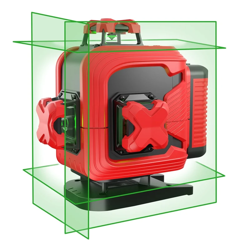 CONDTROL - FLIESEN 4D Green Line Laser - Level Range 30m - 4 Lines - Line Independent Ignition - 2 Operating Modes - Delivered with Accessories