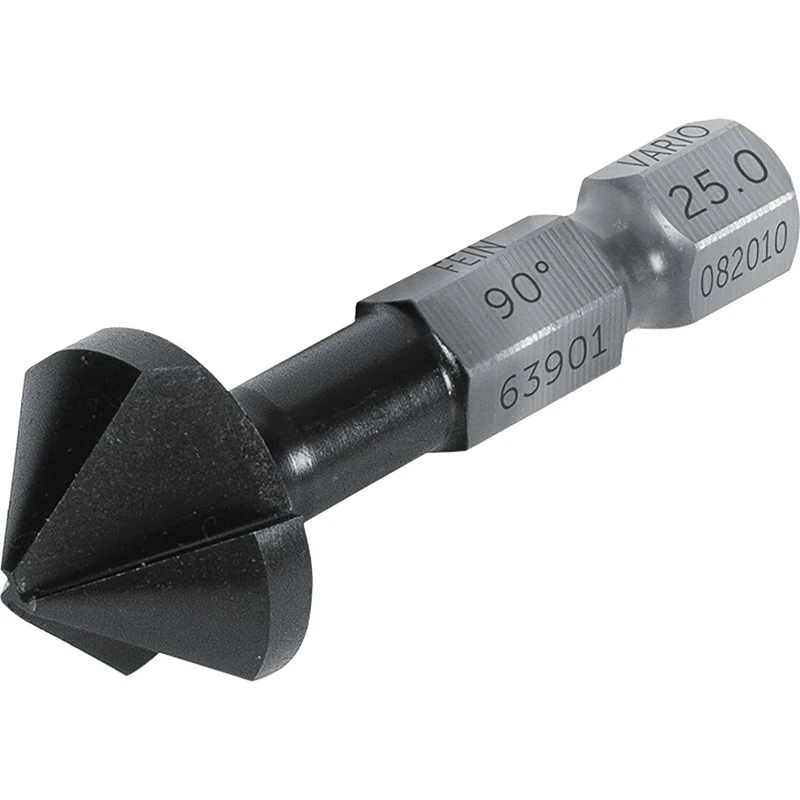 Fein 90° Countersink 25.0 mm (M12), Heat Resistant up to 800 Degrees, Made of Robust HSS Material, for Working with Hand-Held Impact Wrenches, 63901082010 - Image 1