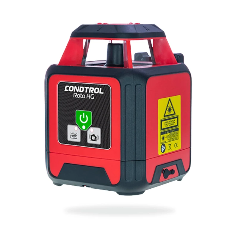 CONDTROL - ROTO HG Green Rotary Laser - Level Range with 500m Cell - Green Beam, Plumb Point - Bluetooth - 2+1 Year Warranty - Delivered with Accessories