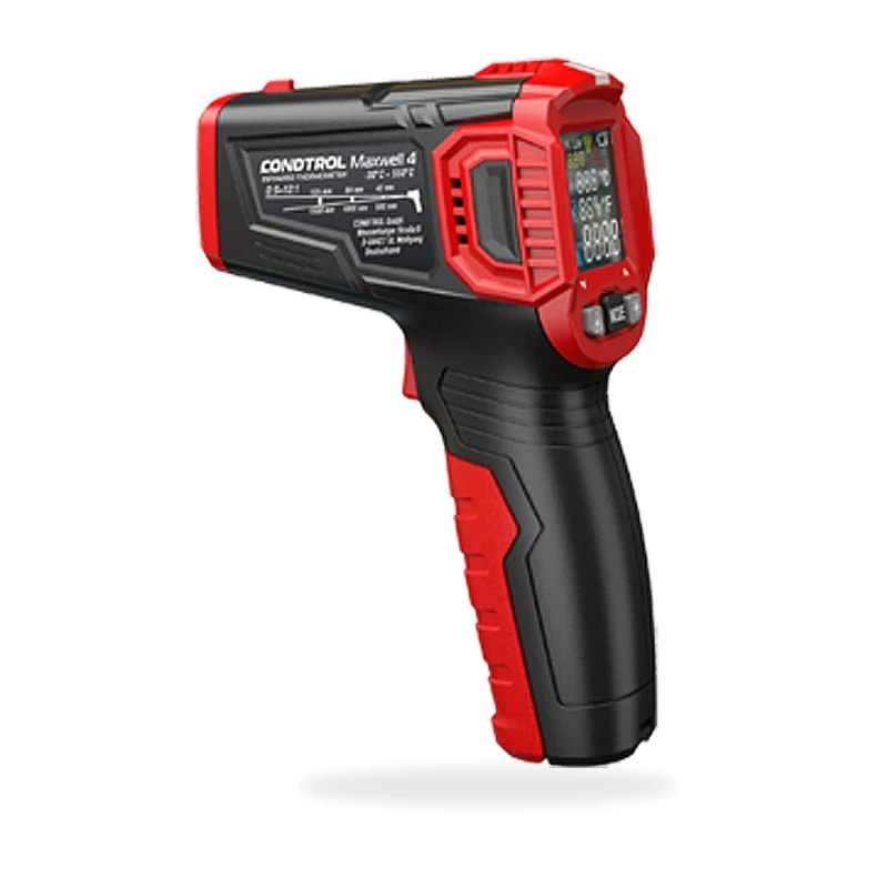 CONDTROL - MAXWELL 4 Infrared Thermometer - Contactless Temperature - Measurement from -50°C to +800°C - Precise Laser Pointer - Instant Result - 2+1 Year Warranty