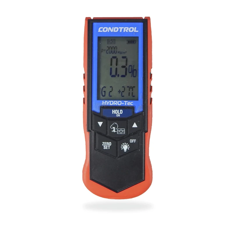 CONDTROL - Hydro TEC Moisture Meter - Rapid Humidity Measurement of Wood and Building Materials - Accurate Sensor - Delivered with Accessories - 2+1 Year Warranty