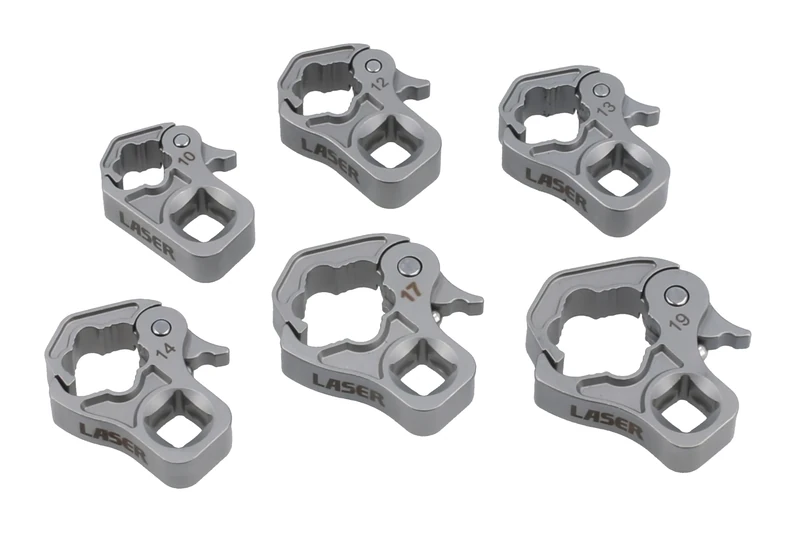 Laser 8874 Ratchet Flare Nut Wrench Set 3/8" D