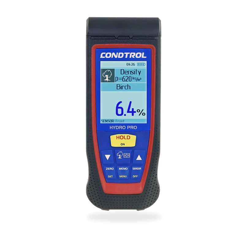 CONDTROL - Hydro PRO Moisture Meter - Rapid Humidity Measurement of Wood and Building Materials - 3 Precise Sensors - Delivered with Accessories - 2+1 Year Warranty