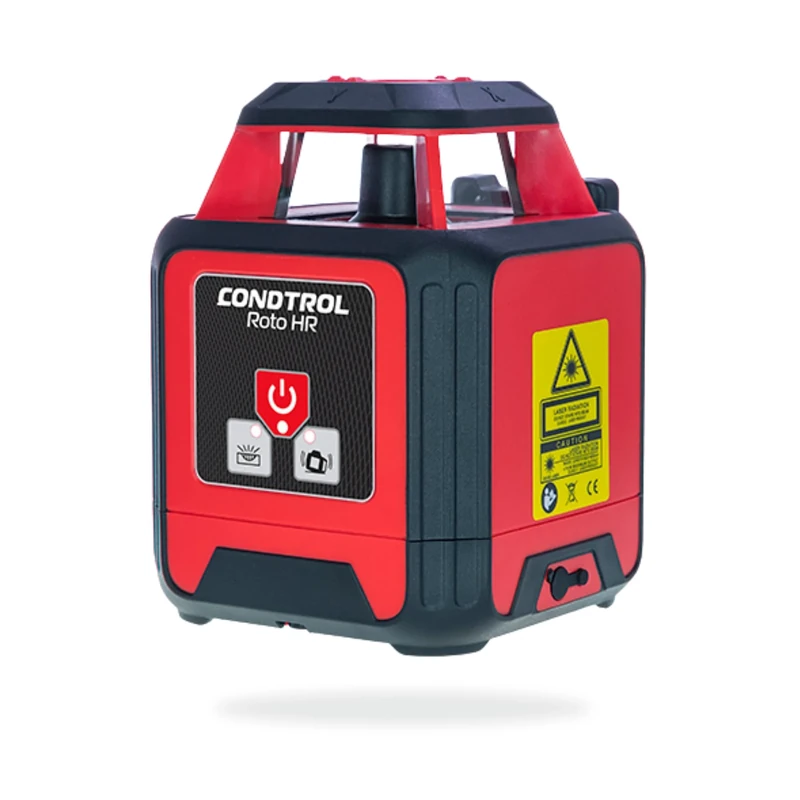 CONDTROL - ROTO HR Red Rotary Laser - Level Range with 500m Cell - Red Plumb Point Beam - Bluetooth - 2+1 Year Warranty - Delivered with Accessories