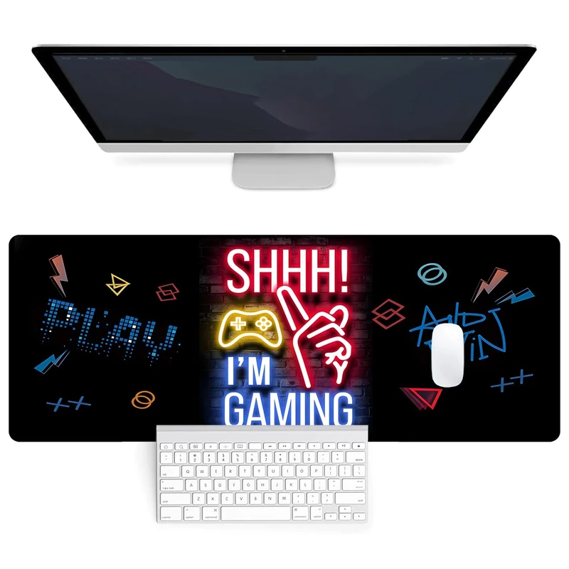 Mousepad Extended Gaming Mouse Pad, Desk Mat for Keyboard and Mouse with Stitched Edges Non-Slip Rubber Base Desk Pad for Computer Keyboard Office & Home Desk Decor(80X30cm/ 31.5X11.8inch)