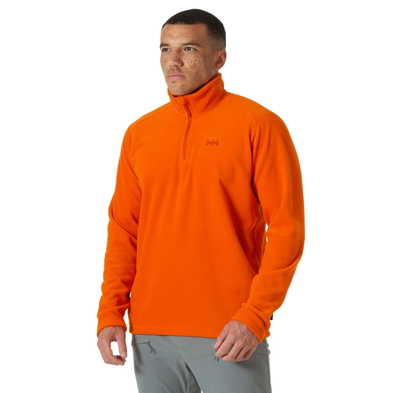 Helly Hansen Men's Daybreaker 1/2 Zip Fleece, Patrol Orange, 2XL
