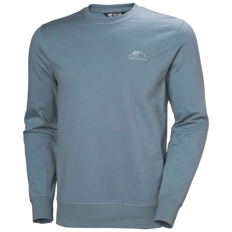 Helly Hansen Men's Nord Graphic Crew Sweatshirt, Navy, XL