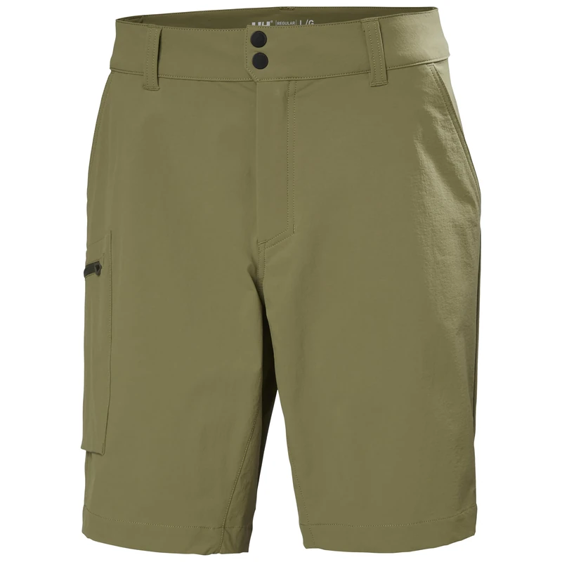 Helly Hansen Men's Brono Softshell Shorts, Green, S