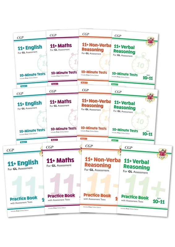 11+ GL Practice 12-book Bundle - for Ages 10-11 - Image 1