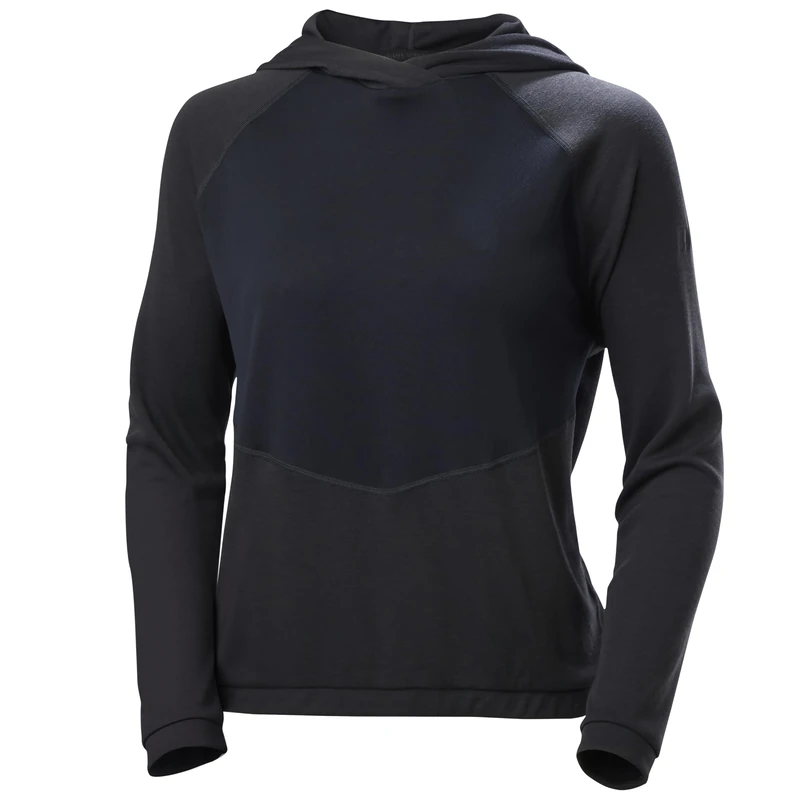Helly Hansen Womens W Inshore Hoodie 2.0, Ebony, L