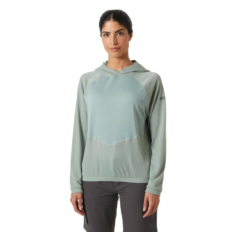 Helly Hansen Womens W Inshore Hoodie 2.0, Eucalyptus, XS