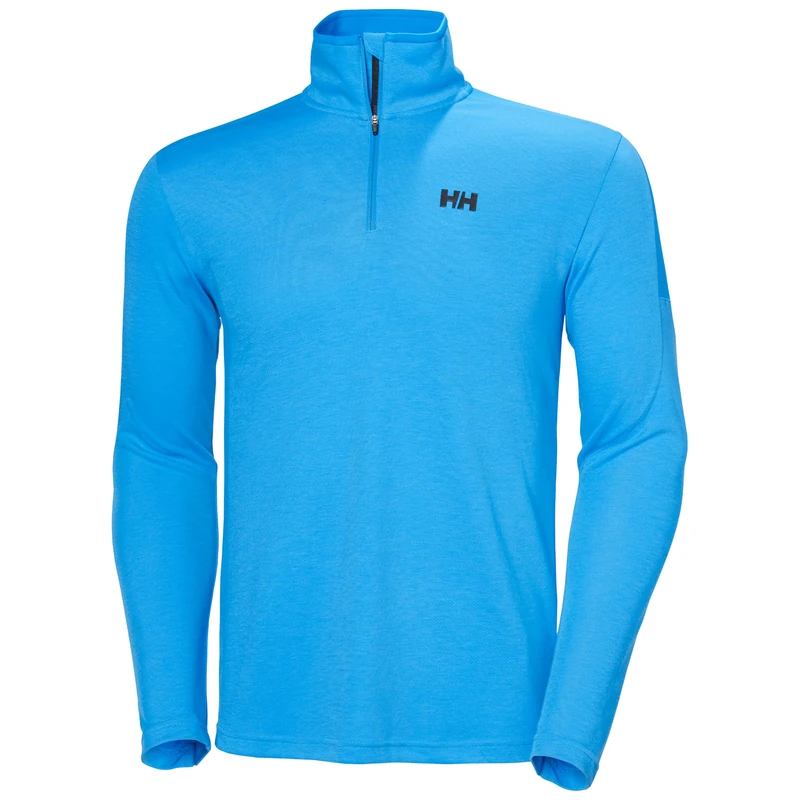Helly Hansen Men's HP 1/2 Zip Pullover 2.0, Cyan, 2XL