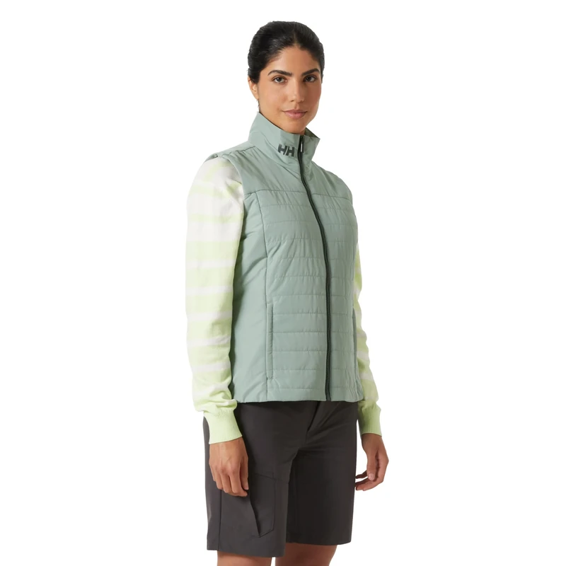 Helly Hansen Women's W Crew Insulator Vest 2.0, Eucalyptus, M