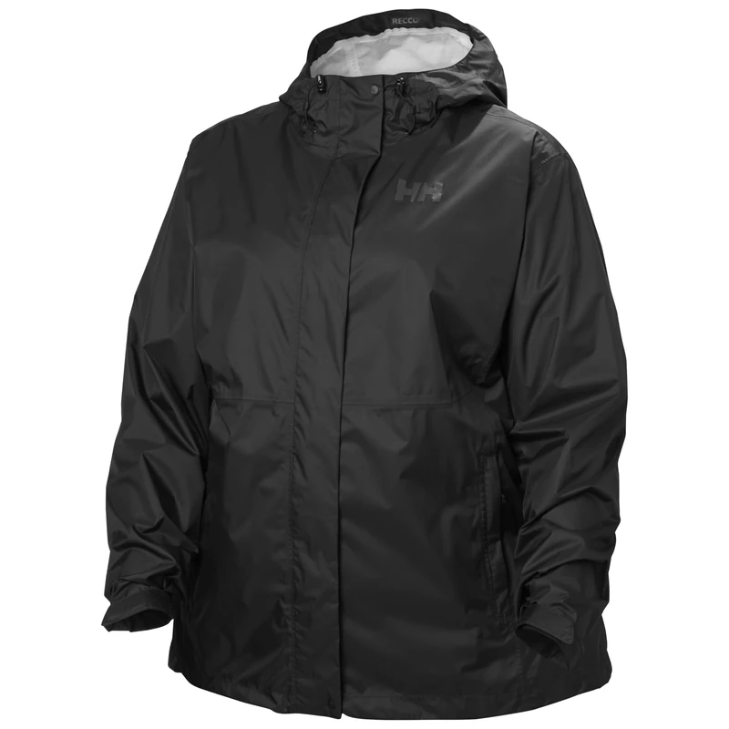 Helly Hansen Womens W Loke Plus Jacket 2.0, Black, 1X