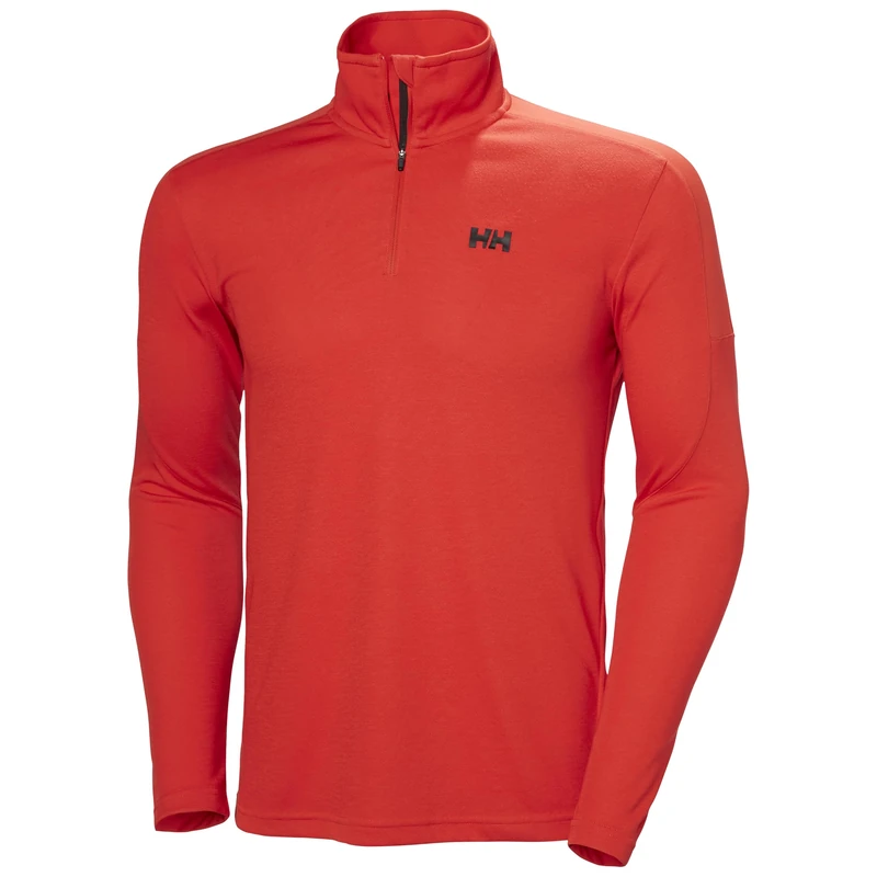 Helly Hansen Men's HP 1/2 Zip Pullover 2.0, Red, M
