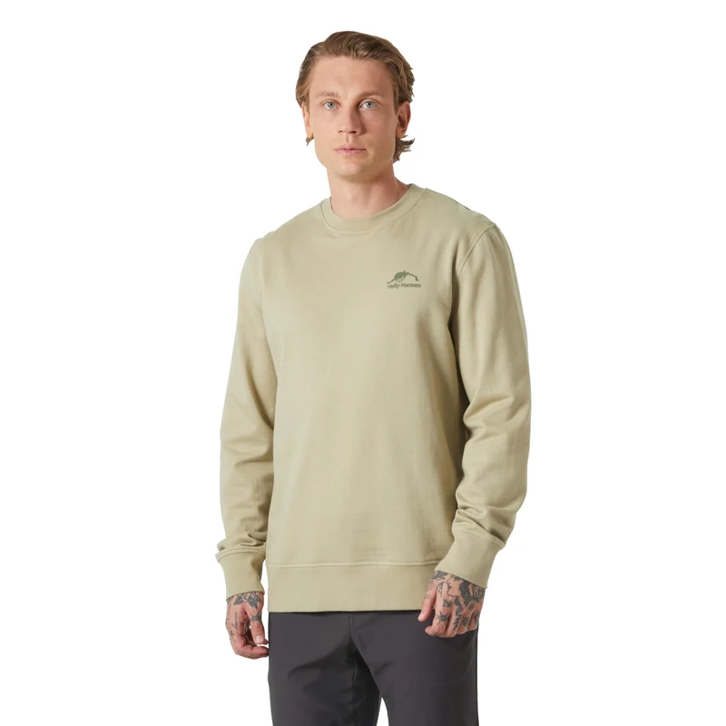 Helly Hansen Men's Nord Graphic Crew Sweatshirt, Light Lav, M