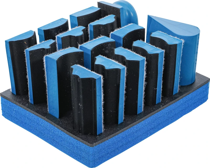 BGS 74365 | Hook and Loop Sanding Block Set | 16 pcs.