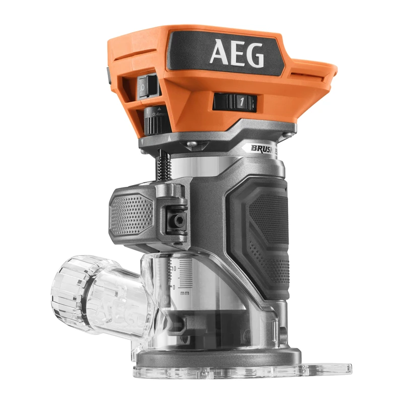 AEG - 18V BRUSHLESS Flusher, 15000 to 30000 RPM, milling Stroke 36 mm, Diameter of Clamps 6 mm (Without Battery) - BOF18BL3-0